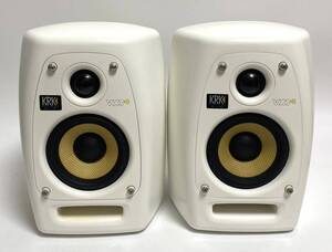 ★限定色ホワイト★ KRK VXT4 パワードモニタースピーカー ペア speaker White 動作保証 I241126