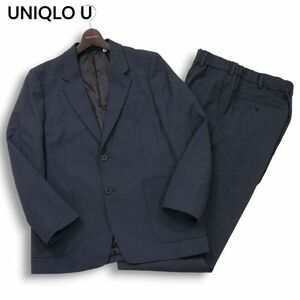 UNIQLO U ユニクロ ユー ルメール 通年 テーラード ジャケット&ワイドフィット パンツ セットアップ スーツ Sz.S　メンズ　I4T02487_8#C