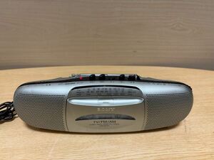 SONY ソニー FM AM ラジオカセットレコーダー CFS-E2TV 中古音出し確認済み！