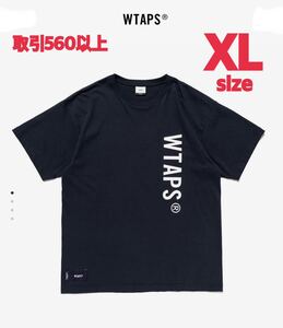 WTAPS 2024SS SIGN SS TEE NAVY XLサイズ ダブルタップス ACADEMY WUT INGREDIENTS FORTLESS 半袖 Tシャツ T-SHIRT ネイビー X-LARGE