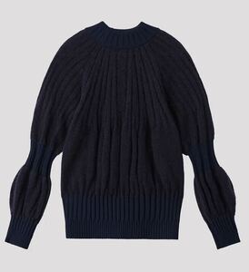 美品　送料込　CFCL シーエフシーエル　FLUTED MOHAIR PULLOVER プルオーバー セーター ブラック　黒　ユニセックス