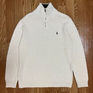 Polo by Ralph Lauren コットンニット ハーフジップ セーター