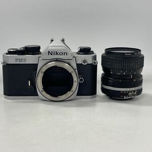 【1A21】1円スタート Nikon FM2 レンズ Zoom-NIKKOR 35~70mm 1:3.3~4.5 ニコン 一眼レフ 一眼レフカメラ フィルムカメラ シルバー