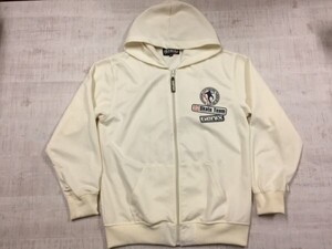 ゲニックス Genix SKATEBOARDING WEAR スケート ストリート ジップアップ ジャージーパーカー メンズ ポリエステル100% 160 白