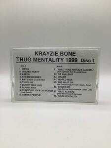 Krayzie Bone - Thug Mentality 1999 (Disc 1,Disc 2) 2本セット