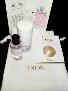 新品 未使用 DIOR メゾンクリスチャンディオール グリ ディオール ジャドール シマリング ミスディオール ブルーミングブーケ ポーチ