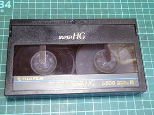 ベータテープ FUJIFILM 富士フイルム SUPER HG L-500 β 中古 1本 リサイクル用 消去済 220228903