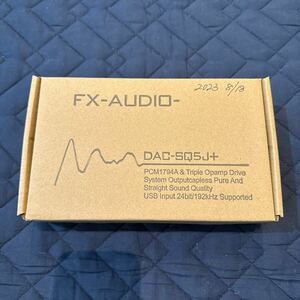 FX-AUDIO、DAC-SQ5J+、中古動作品、DAコンバーター、新品をもう一台つけます