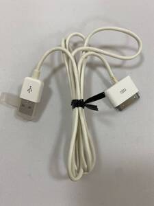 中古品 Apple社製　30ピン - USBケーブル 2205m123