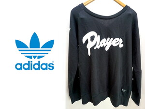 ●アディダスオリジナルス adidas PLAYER ロゴトレーナーL●CE