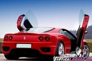 フェラーリ F430 2004年～2009年 バーチカルドアーズ社/Vertical Doors ランボドア シザーズドア ガルウイング 専用設計 ボルトオン 未使用