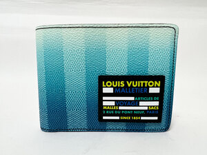 LOUIS VUITTON ルイウ゛ィトン ダミエ ストライプ ポルトフォイユ・ミュルティプル ２つ折り 財布 札入れ M81319 未使用品