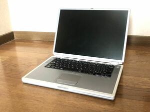 PowerBook G4 Titanium モデル (型番：M5884) 15インチ 難あり