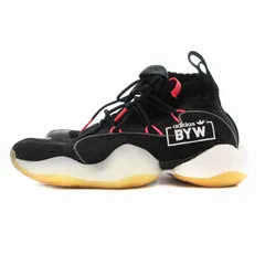 アディダス adidas クレイジーBYW スニーカー シューズ ハイカット メッシュ 26.5cm 黒 ブラック B42240 /JS ■GY19