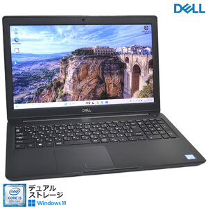 15.6型 Windows11 M.2SSD256G HDD500G DELL Latitude 3500 第8世代 Core i5 8265U メモリ8G Webカメラ USBType-C Wi-Fi