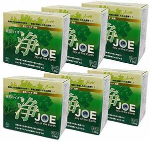 エコプラッツ 善玉バイオ浄 JOE 無香料のエコ洗剤 粉末 1.3kg 6箱セット