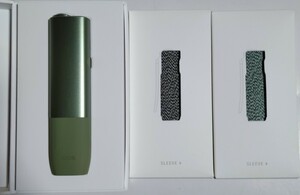 IQOS イルマ ワン グリーン (使用品)　+　カバー (新品未開封 2種類 ) + 充電アダプター