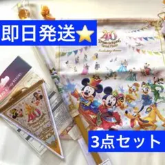 即日発送⭐️完売品　ディズニー　40周年　グランドフィナーレ　3点セット　匿名