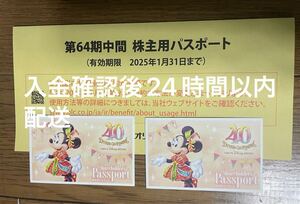 東京ディズニーリゾート ディズニーシー 東京ディズニーランド　チケット　 株主優待