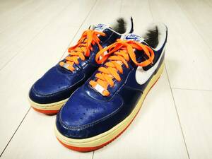 ★NIKE AIR FORCE1ナイキエアフォースワン！★紫Ｘオレンジ