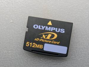 OLYMPUS xD-Picture Card 512MB オリンパス xDピクチャーカード メモリーカード デジカメ 動作確認済み