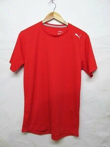 PUMA プーマ トレーニング Tシャツ ショートスリーブ 半袖 M 赤 b16572