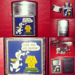 60’S★スヌーピー★オイルライター★ビンテージ★スーベニア★デッドストック★SNOOPY★フライングエース★USA★ZIPPO★ベトナムジッポー