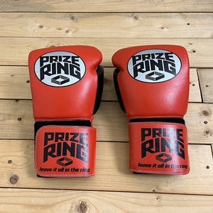 試着のみ 美品 ★ PRIZE RING プライズリング ボクシング グローブ 10オンス ● BOXING 10oz 格闘技 エクササイズ 