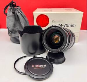 ▲ 防湿庫保管品 Canon ZOOM LENS EF 24-70mm 1:2.8 L USM ULTRASONIC カメラレンズ AF動作確認済 キャノン