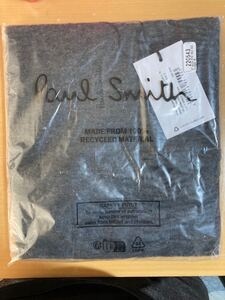 ポールスミス Paul Smith マフラー メンズ M1A 933D AS04 76 ウールマフラー ストール チャコールグレー系　未使用品　新品