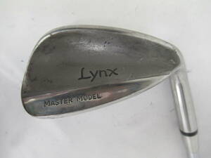 ★LYNX リンクス MASTER MODEL ウェッジ S 純正スチールシャフト D112★レア★激安★中古★