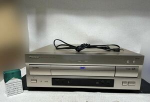 ♪666 美品 Pioneer DVD LD PLAYER DVL-919 パイオニア 映像機器 プレーヤー コンパチブルプレーヤー LDデッキ レーザーディスク 売り切り