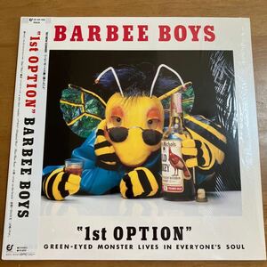 レコード BARBEE BOYS バービーボーイズ / 1ST OPTION 28 3H-156 帯付き シュリンク残りあり ライナー汚れあり