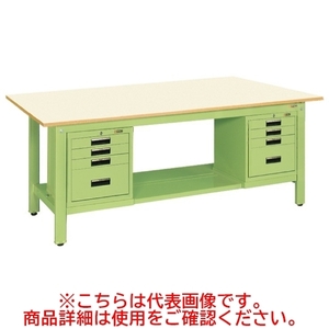 KK-69PSVE42IG 【サカエ】【固定式】軽量作業台KKタイプ幅1800×奥行750×高さ740mm/業務用/新品/送料無料