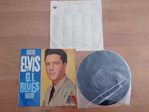 ★エルビス・プレスリー Elvis Presley★G.I.ブルース G.I. Blues★ジャケット破損あり、スリーブ書込みあり★LPレコード★中古品★RA規格