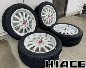 ハイエース200系 タイヤホイールセット 18インチ BD12 特選タイヤ 225/50R18 新品 4本セット オリジナルホイール