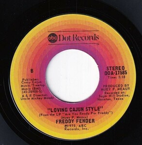 Freddy Fender - Secret Love / Loving Cajun Style (B) FC-CX507