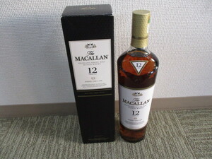 未開栓　マッカラン MACALLAN 12年 シェリーオークカスク 700ml 40％ スコッチウイスキー シングルモルト