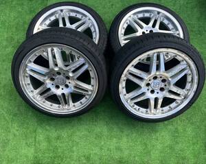 ベンツBRABUS(2本:225/40ZR19 93Y 19×81/2J +37)(2本:245/40R19 98H 19×91/2H +37)(PCD:112)(2本:2015年製)(2本:2020年製)