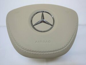 新品! W222 前期 ベンツ Sクラス S300 S400 S550 S63 S65 S600 運転席 エアバック エアーバック ベージュ 管理番号（W-KM-GB）