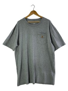 Carhartt◆Tシャツ/XL/コットン/GRY/無地//