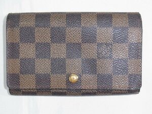 ルイヴィトン LouisVuitton コンパクト財布 ポルトモネ・ビエ・トレゾール N61730 CA0957 中古品