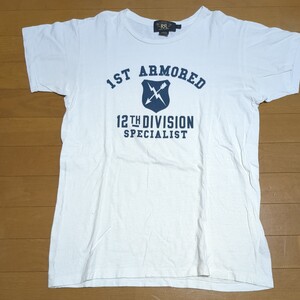 ラルフローレン　RRL　ダブルアールエル　半袖 Tシャツ　ミリタリープリント　Mサイズ