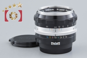 【中古】Nikon ニコン NIKKOR-S Auto 58mm f/1.4