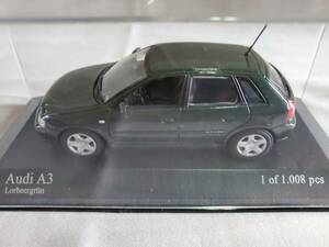 【1/43】　ミニチャンプス　Audi　アウディ　A3　4‐Door　2000