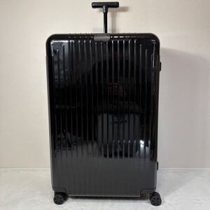 使用1回　RIMOWA Essential Lite CHECK-IN 81L リモワ　エッセンシャル　ライト　チェックイン　L キャリーケース　大容量　ブラック　黒