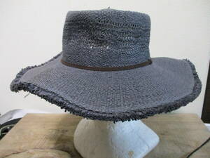 Grace＊VIGO HAT＊ツバ広＊ポークパイハット[BK］