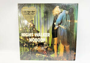 現状品 サイン色紙付き LP レコード NIGHT WALKER NOBODY ナイトウォーカー ノーバディ 相沢 行夫/木原 敏雄 8-26