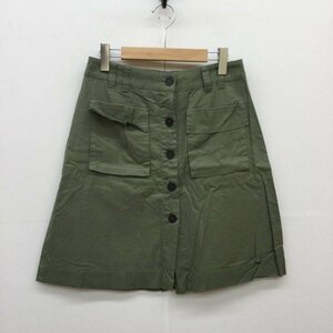 agnes b. 38 アニエス・ベー スカート ミニスカート Skirt Mini Skirt Short Skirt カーキ / カーキ / 10044884