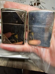 ZIPPO スターリングシルバー2003　アーマー2022ベネチアン　の2点セット